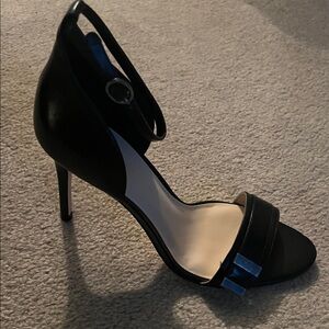 Nine West Black Ankle Strap Heels